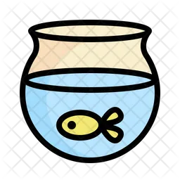 Fish in aquarium  Icon