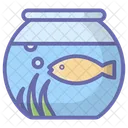 물고기항아리 열대어 물고기 아이콘