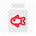 Fish Jar Pet Tank Aquarium Icon