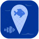 Geo Location Fishing Icon