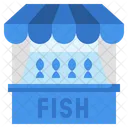 Fish Market Store Commerce Icon