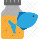 Fish Oil Omega 3 Fish Supplement Icon