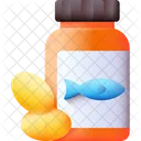 Fish Oil Medicine Vitamin E Icon