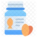 Fish Oil Bottle Medicine Icon