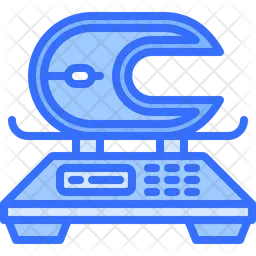 Fish On Weighing Scale  Icon