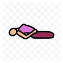 Fish Pose Matsyasana Icon