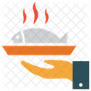 Fish Serving Plate Icon