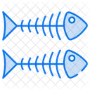 魚の骨格  アイコン