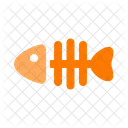 Skeleton Fish Simple Icon