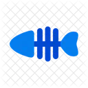 Skeleton Fish Simple Icon