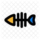 Skeleton Fish Simple Icon