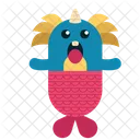 Fish Tail Monster Monster Baby Icon