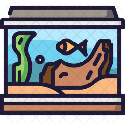 Download Free Fish Tank Icon Of Colored Outline Style Available In Svg Png Eps Ai Icon Fonts