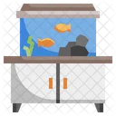 Fish Tank Aquarium Pet Shop Icon