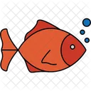 Fish Under Water Undersea Submerged Fish Icon