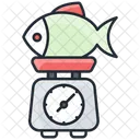 魚の重量計  アイコン