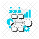 Fishbone Diagram Gap Analysis Tool Icon