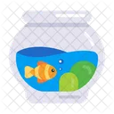 Fishbowl Fish Aquarium Bowl Aquarium Icon