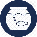 Fishbowl Glass Bowl Live Fish Icon