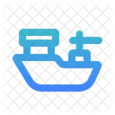 Fisherman Crane Simple Icon