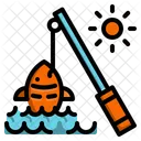 Fishing Sport Steel Icon