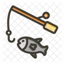 Fish Hook Sea Icon