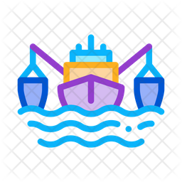 icon logo sticker fishing boat 26470803 PNG