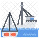 Fishing Boat Ship Water Icon
