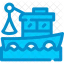 Fishing Boat Vessel Icon