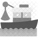 Fishing Boat Vessel Icon