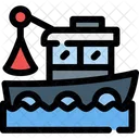 Fishing Boat Vessel Icon