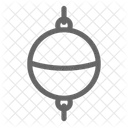 Fishing Bobber Floating Icon