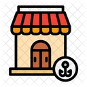 Fishing Gear Shop Tackle Store Icon