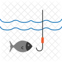 Fishing Angler Rod And Reel Icon