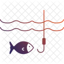 Fishing Angler Rod And Reel Icon