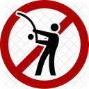 Fishing Is Not Allowed Fish Leasure Icon
