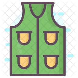 Download Free Fishing Jacket Colored Outline Icon Available In Svg Png Eps Ai Icon Fonts