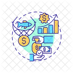 Fishing landing fees  Icon