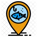Fishing Location Pin Pointer Map Icon