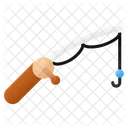 Fishing Rod Fishing Hook Fishing Bait Icon