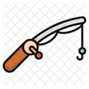 Fishing Rod Fishing Hook Fishing Bait Icon