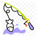 Catch Fish Fishing Rod Angler Rod Icon