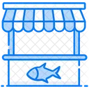 Fishmonge Fish Shop Fish Stall Icon