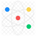 Fisica Nuclear Atomo Orbita Ícone