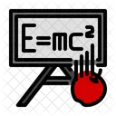 Relatividade Quadro Formula Ícone