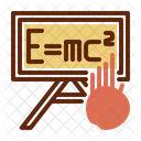 Relatividade Quadro Formula Ícone