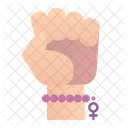 Fist Feminism Punch Icon