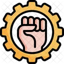 Fist Gear Power Icon