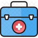 First Aid Medical Bag Safety Box Icon
