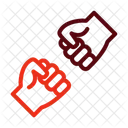Fist Bump Friendship Gesture Icon
